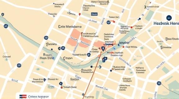 Mappa della zona centrale di Milano